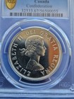 1964  1 00 Canada Confederation Queen Elizabeth Ii Silver Dollar Coin Pcgs Pl67