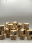 Pottery Barn Kids Alphabet Wood Blocks Pictures Words Letters 26 Piece 2012