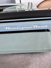 Excellent Working 1960s Remington Streamliner Typewriter - Holland - Aqua   Case