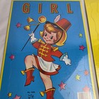 Two Vintage Tee Pee Toys Children   s Tray Puzzles Girl   Owl Designs 14    10 5  