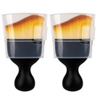 2pcs Car Interior Detailing Brush  Auto Car Detailing Brush Dusting Brown