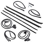 For 1981-88 Regal Cutlass Rwd 2 Door Weatherstripping Seal Kit W  Narrow Chrome