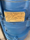 Weil W-1418-15 Submersible Wastewater Pump 1hp 1750rpm 3ph 460v  W-9725-4t10g31