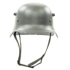 German Wwi M18 Steel Helmet With Leather Liner  M-1918