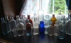 Antique 22 Piece Medicine-apothecary Bottle Lot  2-1 4  - 10  