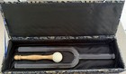 Crystal Singing Tuning Fork 18    Length   3 4    Diameter 432 Hz W box   Striker