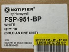 Fsp-951 Notifier Photo Electric Addressable Smoke Detectors    box Lot Of 10   