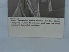 Vintage Opera Signer Photo Postcard   Mme  Tetrazzini   100  Original  