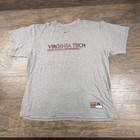Vintage Team Nike Virginia Tech Hokies Football Mens Xl Gray Ncaa Athletic Gym