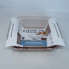Anchor Hocking Laurel Rosewater Glass 8x8in 2-qt Embossed Baking Dish