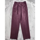Vintage 80s Ghinelli High Rise Pleated Taper Leg Trouser Pant Size 40 W26 Purple