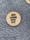 1879-1979  Lamoni  Iowa Centennial  100th Anniversary  Token coin Wooden Nickel