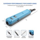 Punch Down Tool With 110 88 Blade   Network Wire Stripper  Multifunction Hook   