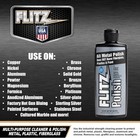 Flitz Multi Purpose Metal Polish Liquid - 3 4oz Bottle Of Usa-made Tarnish Remov