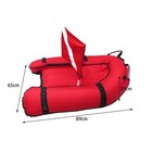Diving Float Buoy Inflatable Buoy Float Signal Board High Visibility Red Dive