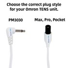 Omron Compatible Lead Wires - High Quality Tens Replacement Lead Wires
