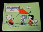 Vintage 1965 Peanuts By Schulz Thermos Vinyl Lunchbox With Matching Bottle