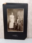 Antique Found Photo Portrait Husband And Wife Early 1900s Good Condition