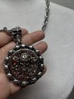 Skull Pendant Necklace Gothic Nwt