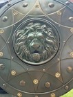 Medieval Lion Shield  24  Iron Knight Crusader Shield  Larp Cosplay