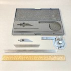 Universal Bevel Protractor Vernier W  5 7 8    11 3 4  Blade W  Case