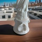Vintage Guan Yin White Porcelain Chinese Figurine Statue