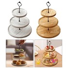 Dessert Cake Stand 3 Tier Fruit Snack Plates For Tea Party Wedding Birthday