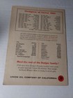 1961 Tommy Davis Union76 Meet The Dodger Family Booklet 