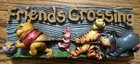 Rare Disney Henri Studio Pooh Resin Wall Hang Plaque Friends Crossing      stake   