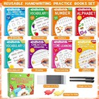 Gisgfim 8 Pack Magic Grooved Writing Practice Books For Kids Reusable Magical   