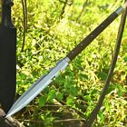 Custom Handmade Carbon Steel Blade Survival Spear Sword   Hunting Spear Camping