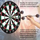 Steel Tip Darts Set 20g 24g With Aluminum Shafts  Brass Barrels   Case
