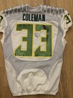 Oregon Ducks Tyson Coleman Game Used Jersey Game Worn 