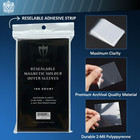 Max Protection Magnetic Card Holder Sleeves - Resealable 100ct Packs