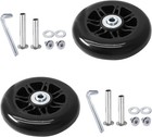 90 X 24mm Luggage Wheels Replacement 2pcs Smooth Rolling Repair Parts  For Carry