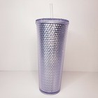 Rare Starbucks 2019 Platinum Studded Tumbler Holiday 24oz New - Read