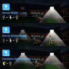 Solar Power Led Lights Pir Motion Sensor Wall Outdoor Garden Security Flood Lamp