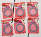 Lot Of 6 Scotch 3m Magnetic Tape Rolls Permanent Adhesive 1 2  X 48  New Sealed