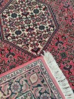 Vintage Hand Knotted Area Rug 3 X 5 Oriental Bijar 100  Wool Medallion 90x160 Cm