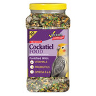  2 Pack   Premium Cockatiel Bird Food Seeds  With Probiotics  4 5 Lb  Stay Fresh