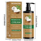 Coconut Oil Hair Removal Cream For Both Men Women Painless Fast Gentle