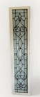 Antique 72 Inch Wide Leaded Glass Transom Window Scranton Mansion 1900