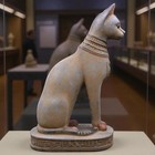 Authentic Ancient Egyptian Antique Rare Statue Of Goddess Bastet Figurine Bc
