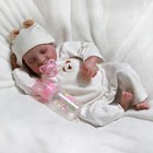 Reborn Baby Dolls Handmade Silicone Vinyl Lifelike Newborn Girl Doll 18in Doll