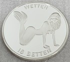   10 Pieces Of Muff Divers Coin Union Local 69 No Muff Too Tough Silver Finish