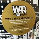 War The Vinyl  1971-1975 Rsd 2021 Exclusive 5-lp Colored Vinyl Box Set Sealed