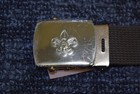 New Nos Heritage Boy Scout Official Uniform Green Belt M L 46    Brass Buckle