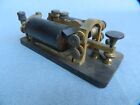 Telegraph Morse Code Antique Lineman s Test Set In Wood Box
