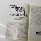 Mechanix Illustrated 1964 Plymouth Tom Mccahill
