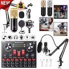 Headset Studio Recording Kit Podcast Mixer Equipment Condenser Microphone Set Us